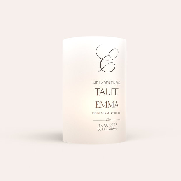 Windlicht Taufe - Cocotte
