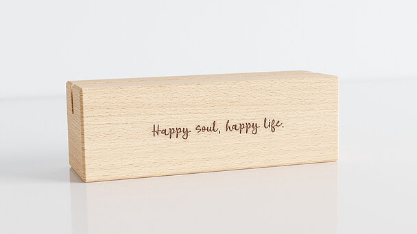 Holzblende für Kalender - Magie der Jahreszeiten