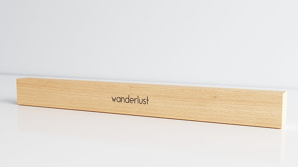 Holzblende für Kalender - 365 Momente mit Dir