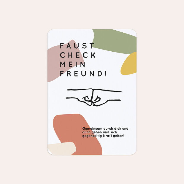 Grußkarten - Faustcheck