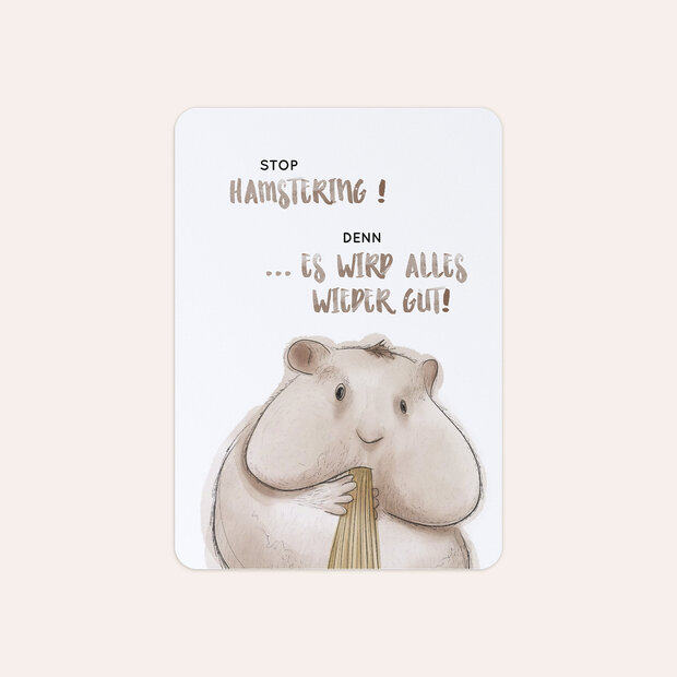 Grußkarten - Hamsterbacke