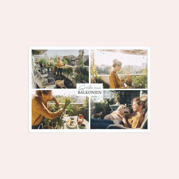 Grußkarten - Balkonien