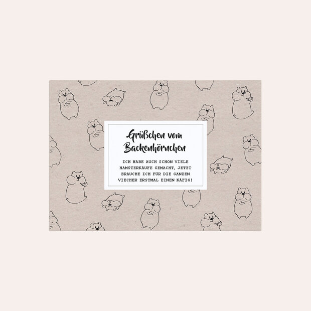 Grußkarten - Backenhörnchen