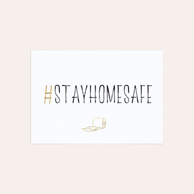 Grußkarten - Stay home safe