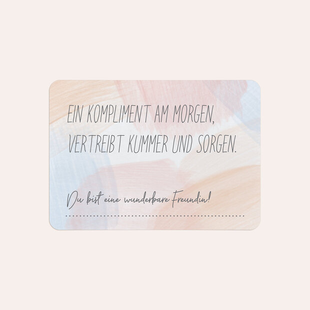 Grußkarten - Kompliment