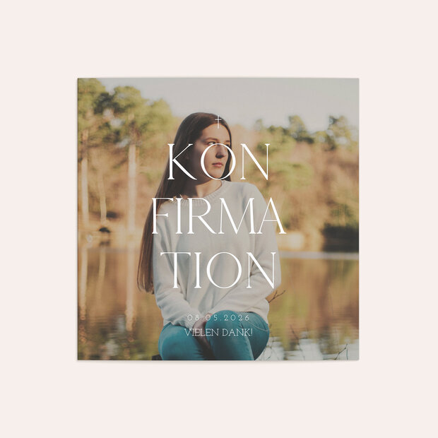 Danksagungen zur Konfirmation - Pure Light
