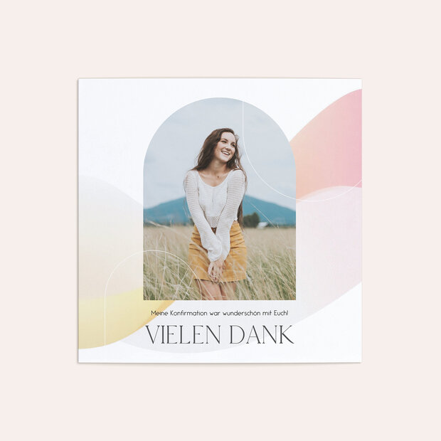Danksagungen zur Konfirmation - Verwandlung