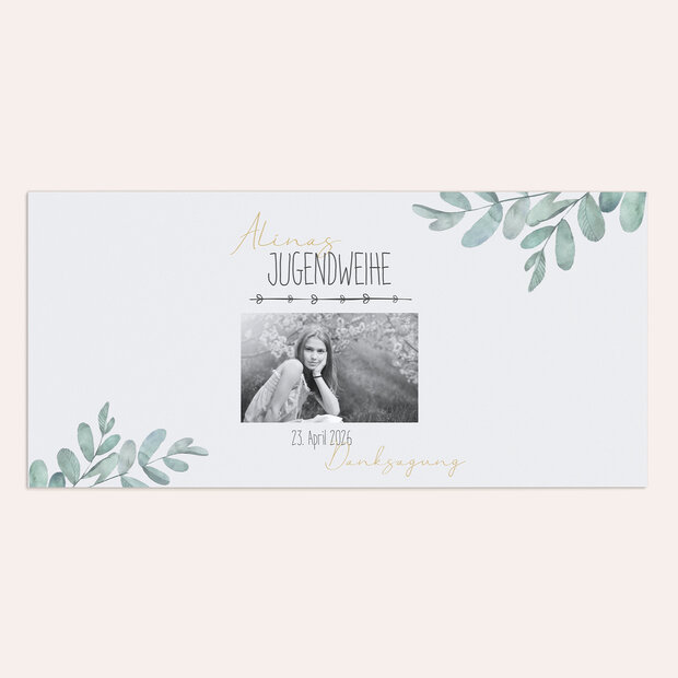 Danksagungen zur Jugendweihe - Meine Zeremonie