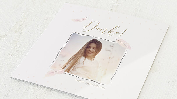 Danksagungskarten Jugendweihe Selbst Gestalten