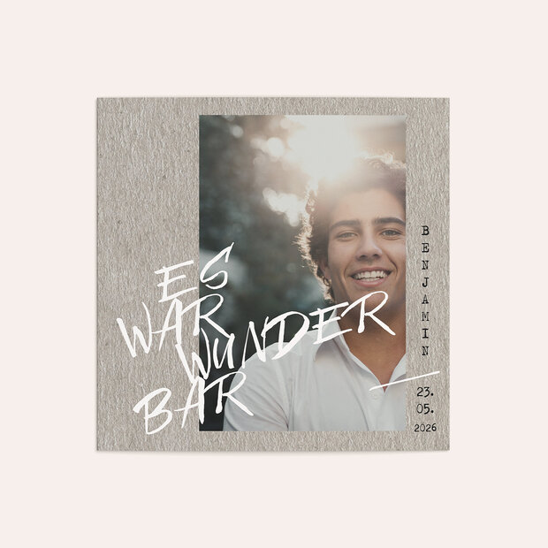 Danksagungen zur Jugendweihe - Eigener Weg