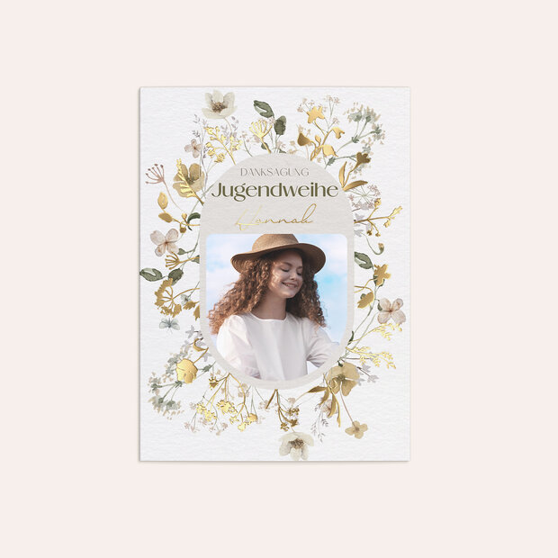 Danksagungen zur Jugendweihe - Zukunftsträume