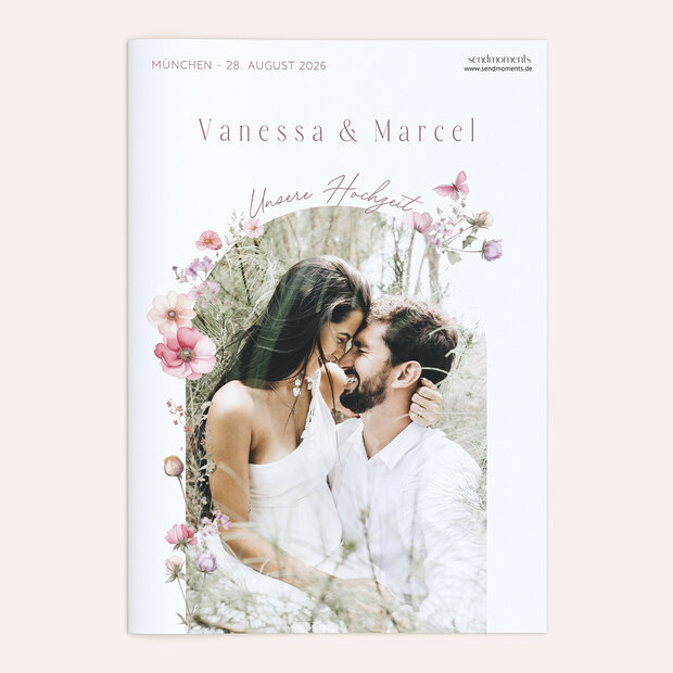 Hochzeitszeitung - Boho Bloom