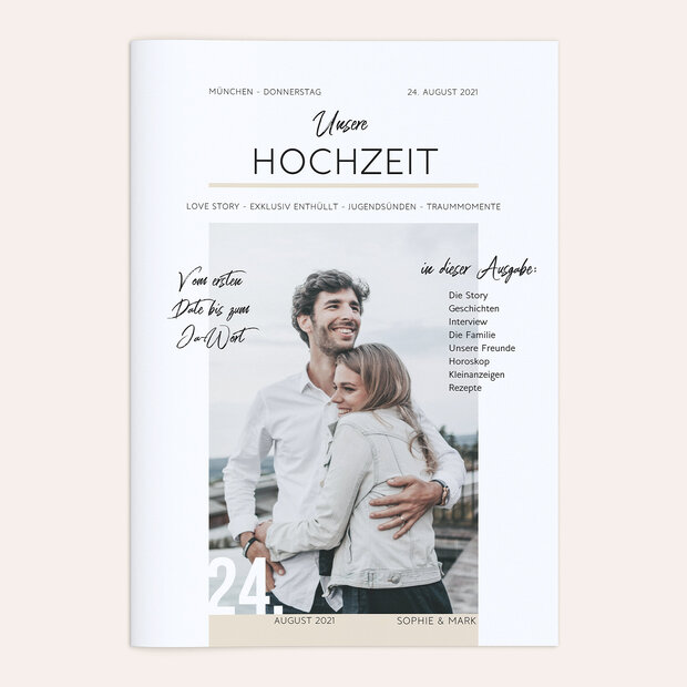 Hochzeitszeitung - Hochzeit Zeitungen