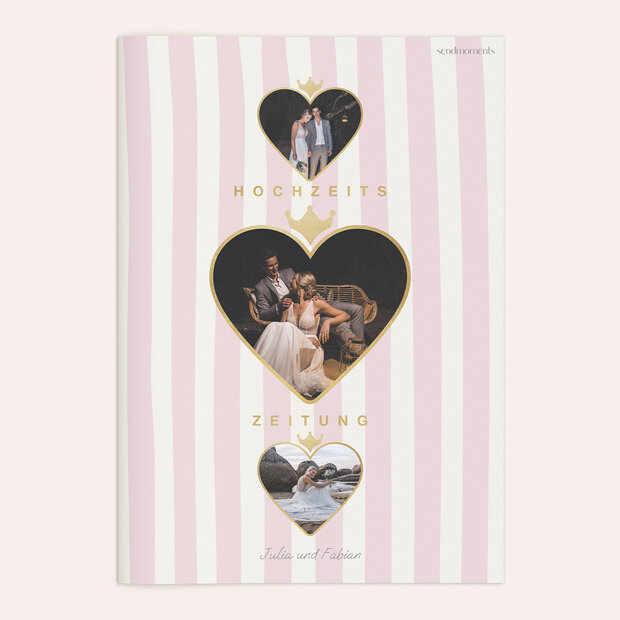 Hochzeitszeitung - Love & Stripes