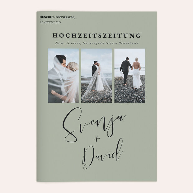 Hochzeitszeitung - Auf immer