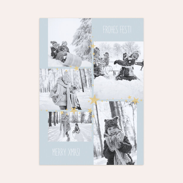 Weihnachtskarten - Weihnachtssternchen