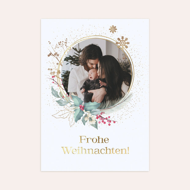 Weihnachtskarten - Im Flockenwirbel