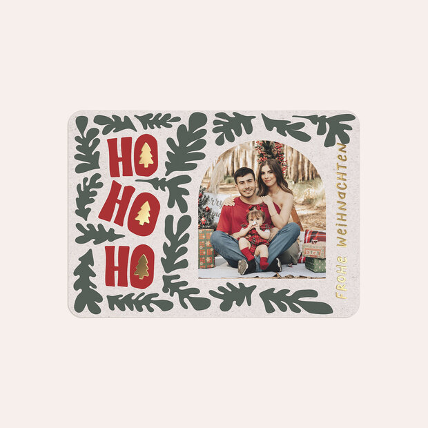 Weihnachtskarten - Happy Hohoho