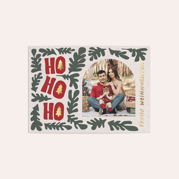 Weihnachtskarten - Happy Hohoho