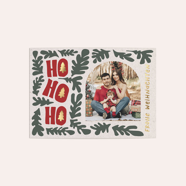 Weihnachtskarten - Happy Hohoho