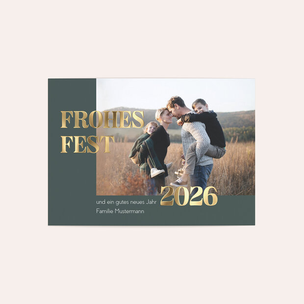 Weihnachtskarten - Harmonisches Fest