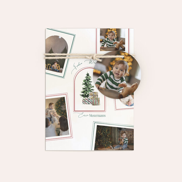 Weihnachtskarten - Bunte Weihnachtscollage​