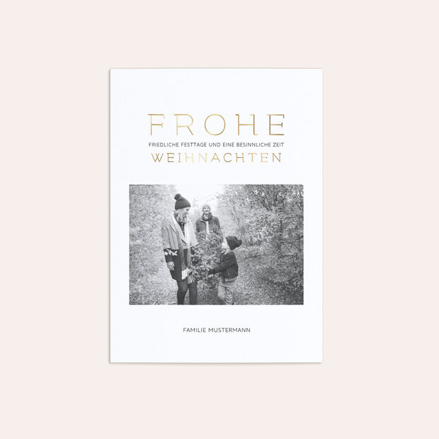 Weihnachtskarten - Schnee & Eis