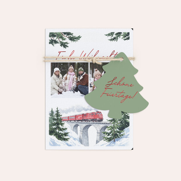 Weihnachtskarten - Reise ins Winterwunderland