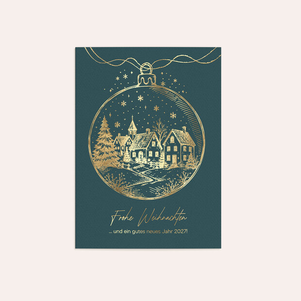 Weihnachtskarten - Dorfidylle
