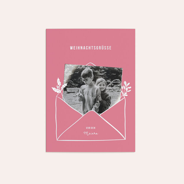 Weihnachtskarten - Brief voller Liebe