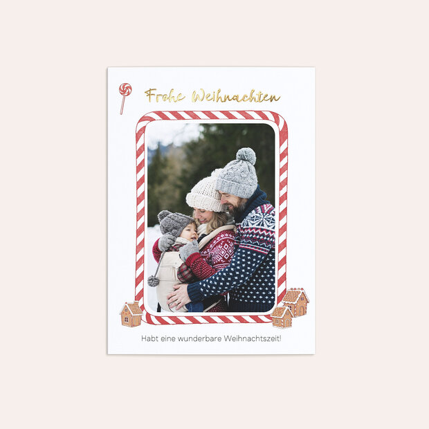 Weihnachtskarten - Weihnachtsflair mit Knusperkeks