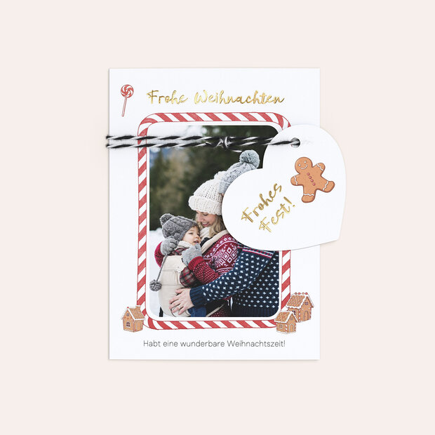Weihnachtskarten - Weihnachtsflair mit Knusperkeks