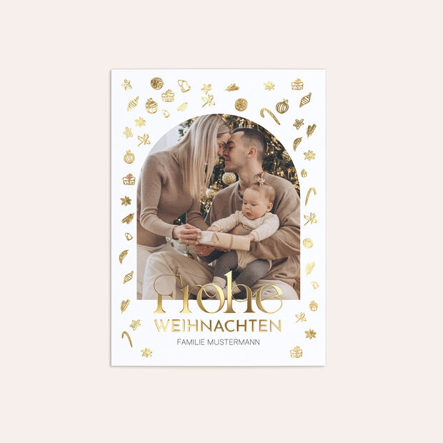Weihnachtskarten - Strahlende Weihnachtsfreude