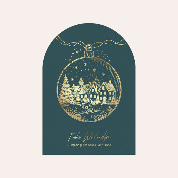 Weihnachtskarten - Dorfidylle