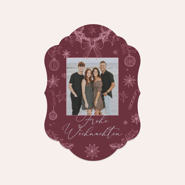 Weihnachtskarten - Cherry Glow