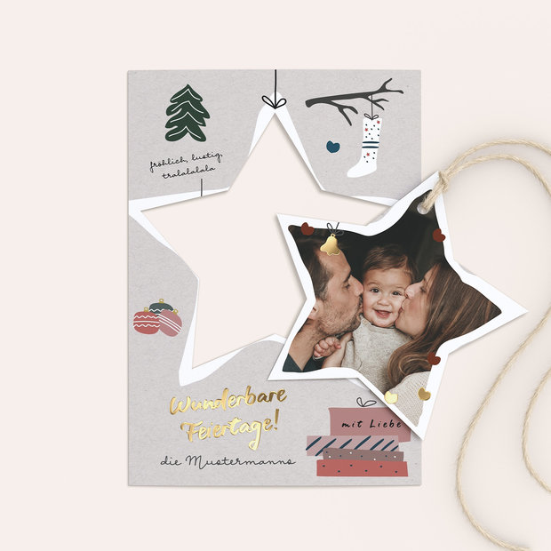 Weihnachtskarten - Tralalalala