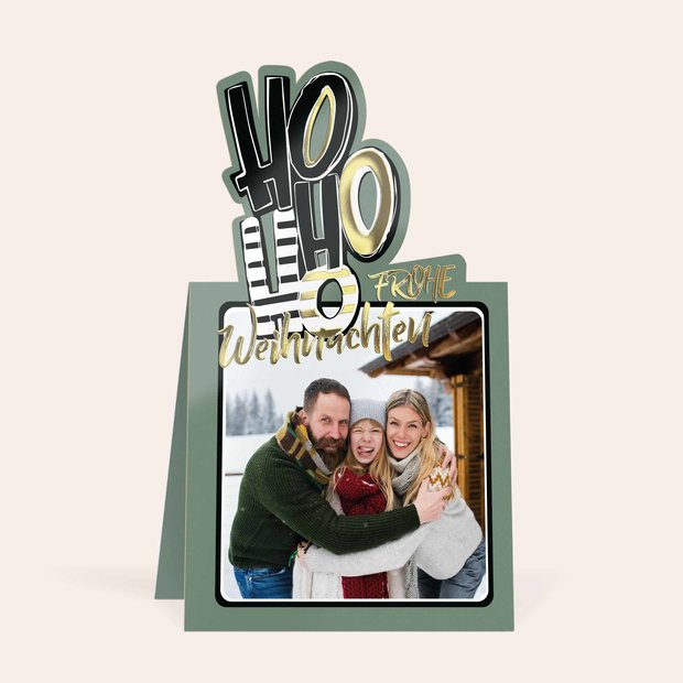 Weihnachtskarten - Ein frohes HoHoHo