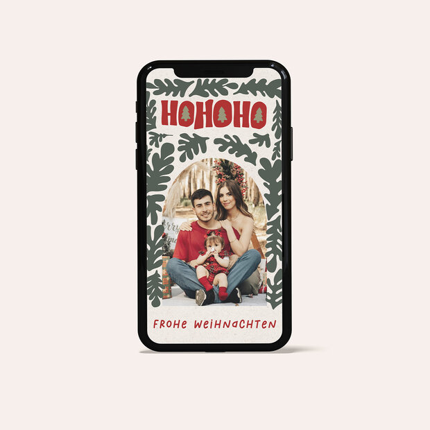Weihnachtskarten - Happy Hohoho