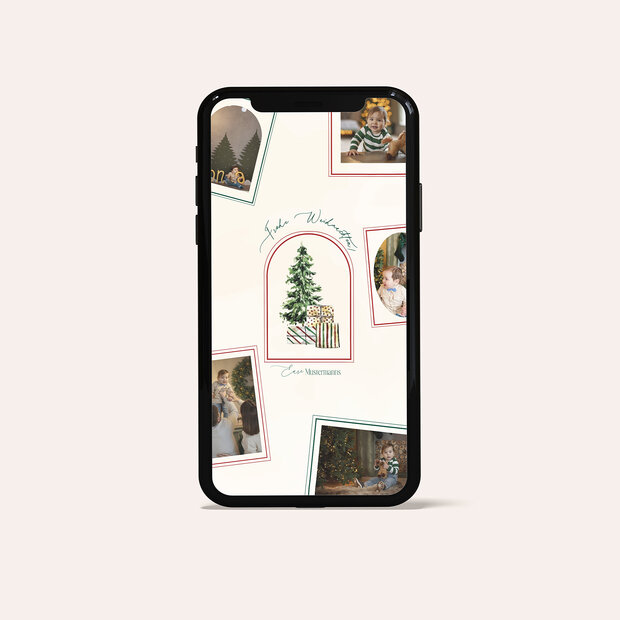 Weihnachtskarten - Bunte Weihnachtscollage​