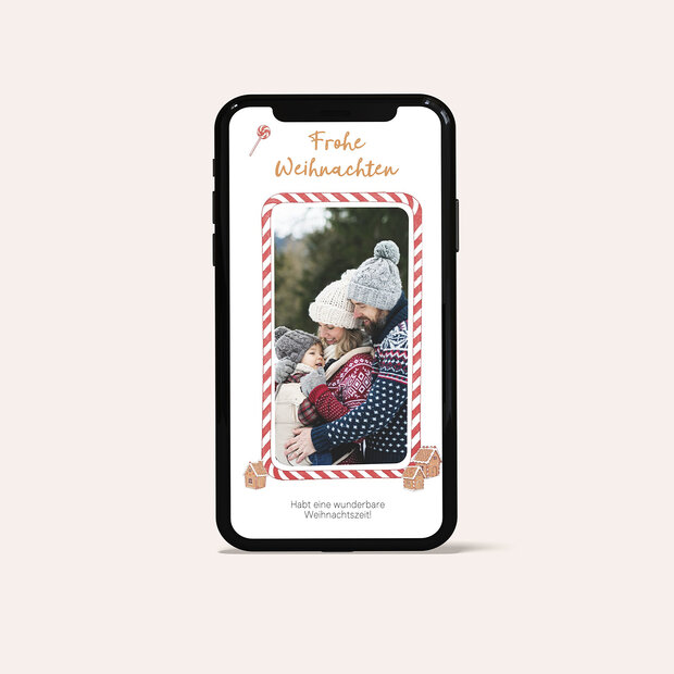 Weihnachtskarten - Weihnachtsflair mit Knusperkeks