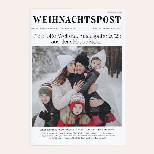 Weihnachtskarten - Fröhliche Weihnachtspost