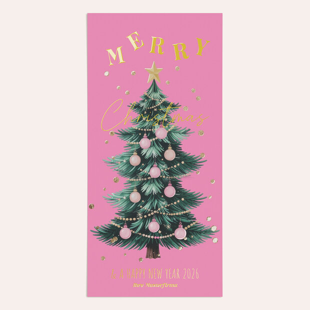 Weihnachtskarten Geschäftlich - Weihnachtsbaum-Magie