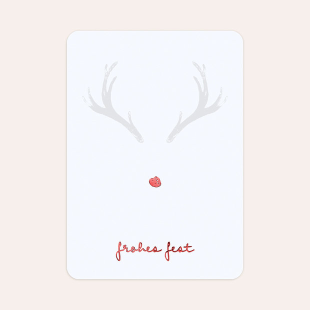 Weihnachtskarten Geschäftlich - Hirschspuren