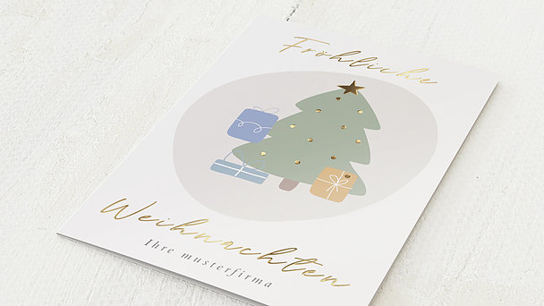 Weihnachtskarten Geschäftlich - Weihnachtsglanz