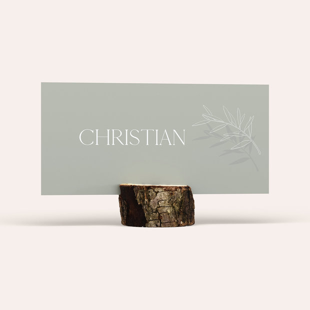 Tischkarten Hochzeit - Kleiner Zweig