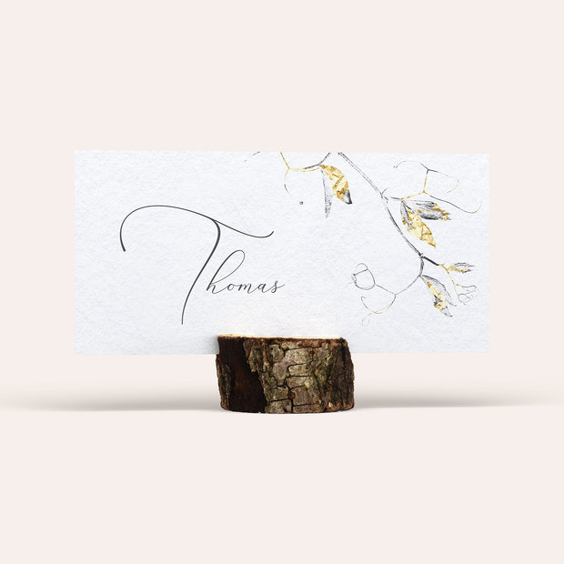 Tischkarten Hochzeit - Edles Zweiglein