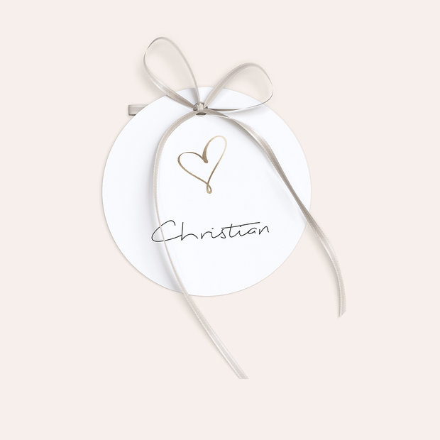 Tischkarten Hochzeit - Schmetterlingslachen