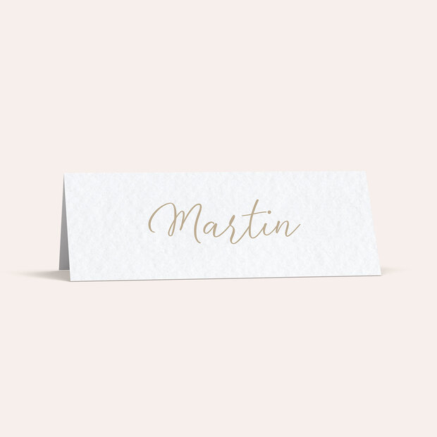 Tischkarten Hochzeit - Initialen der Liebe