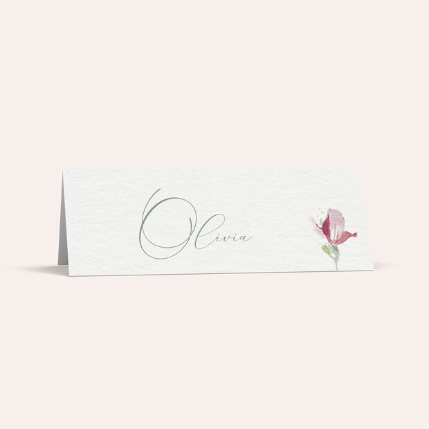 Tischkarten Hochzeit - Flower passion