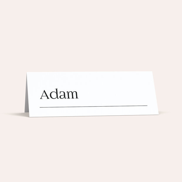 Tischkarten Hochzeit - Great letters